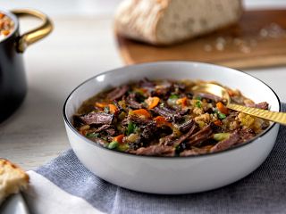 Classic Beef & Barley Soup